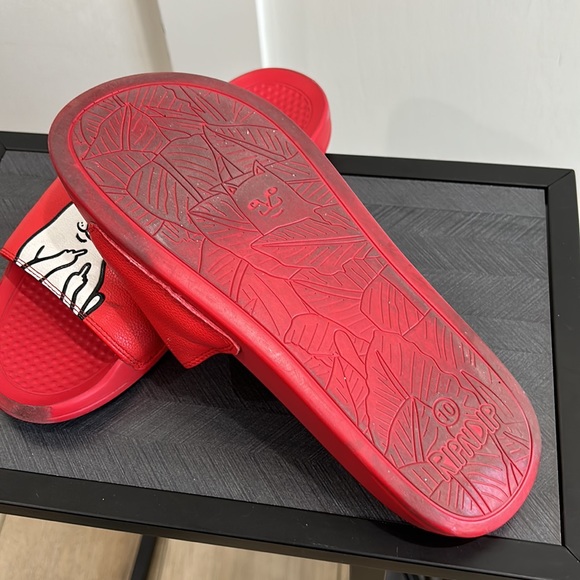 Rip n Dip - Red Slides size US Mens 10 - Picture 4 of 6